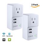 Zld-1usa 1a2u Zhilde Mini Smart Plug Socket Usb Ports Remote 706352665422