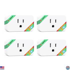 B0dxqd621d 3m Smart Zigbee Plug 15a Energy Monitoring Alexa And Google Home Compatible 4 Pack