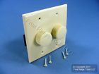 40899-i Leviton Ivory Brahms Dual Rotary Stereo Audio Volume 078477026304