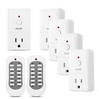814870024857 Flexzion Wireless Remote Control Outlet Switch Pack Remotes