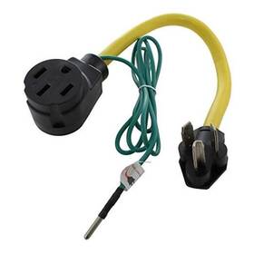Ac Connectors 819145024426 Rv/ev 14-50r 50-amp Adapter 3-prong 30a Dryer Outlet To 50a Rv/ Ev