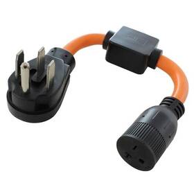 S1450cb620 Ac Connectors Rv/range/generator 14-50 50amp Plug To 6-20r 6-20 Flexible With Breaker
