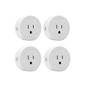 Adrinfly 445040718776 2.4ghz Wireless Smart Plug Outlet 120-volt With Alexa Google Home Timer And On-off