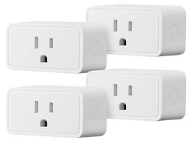 Su211-4 Ahanya 4 Pack Smart Plug 15a Home Wi-fi Outlet Works With Alexa