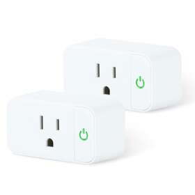 Alastech 696537584566 Smart Plug Home Wi-fi Outlet Compatible With Alexa Echo Google