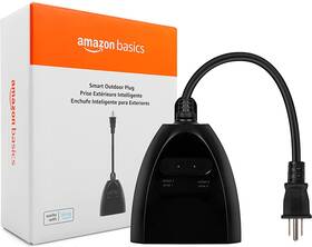 Hppa52cwbamz Amazon Basics Smart Outdoor Plug With 2 Controllable Outlets Works Alexa O