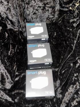 Amazon C2vy3t Smart Plug Lot Of 3 Wi-fi Alexa White Indoor App/remote Control