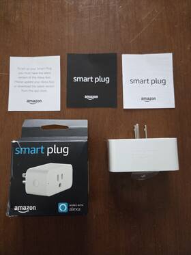 Amazon G3aopa01011308h0 Wi-fi Smart Plug Alexa New / Damaged Box