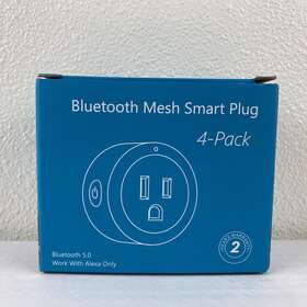 Yx-ws01x Amazon Alexa Bluetooth Mesh Smart Plug Four Pack New Open Box