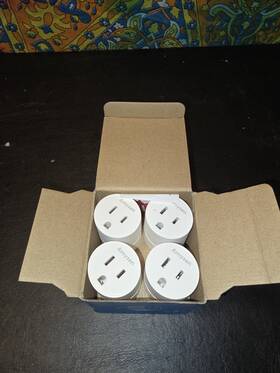 Yk-ws02b Amysen Wifi Smart Plug 4-pack Alexa Google Assistant Compatible White
