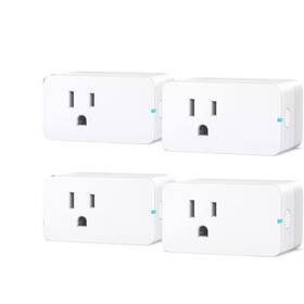 Aoibox 313036596530 15 Amp 120 Volt Wifi Bluetooth Smart Plug Energy Monitoring Grounding Outlet Voi