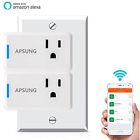 Apsungalexaplugrectangle2pack Smart Plug Works With Alexa Packs Wireless Power Socket Outlet