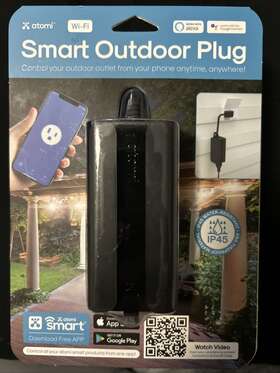 Atomi 841856113366 Smart Outdoor Plug Work With Alexa App Store