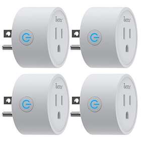 Avatar Controls 659252943278 Smart Plugs Wi-fi Outlet 4 Pack - That Work With Alexa/google Hom