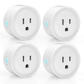 Avatar Controls 711181484175 Smart Wi-fi Grounding Plug Mini Wireless 4-pack Works With Alexa/google Home/sma