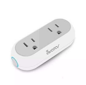 Avatar Controls 860005116652 Capsule Dual Control Smart Wifi Plug Amazon Alexa Google Assist 2 Outlets