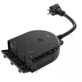 Beambox 313053263262 Outdoor Waterproof Smart Plug With 3 Individually Controlled Outlets Wifi Remot
