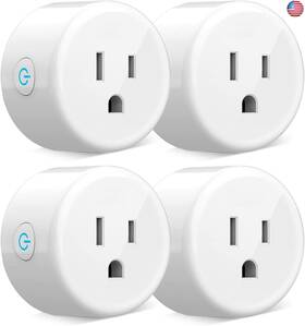 Beantech 842117103935 Smart Plug Wifi Outlet Socket Compatible With Alexa Google Home No Hub
