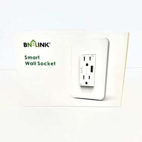Cp-c11 Bn-link Smart In-wall Wi-fi Outlet With Usb Compatible Alexa And Google