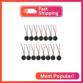 Bnafes Qm122 15pcs Buzzer Dc 3-12v Wired Connector Active Electronic 85db