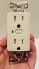 Cl-trr-la-10 Clare Controls Tamper Resistant Receptacle Light Almond Outlet