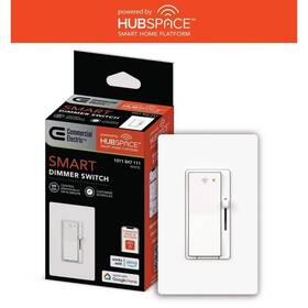 Hpda110nwbp Commercial Electric 15 Amp Single-pole Smart Paddle Dimmer Light Switch Wi-fi
