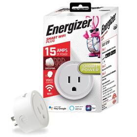 Eix3-1003-wht Connect Smart Wi-fi 15 Amp Wall Outlet Plug Voice Control Remote Access Mo