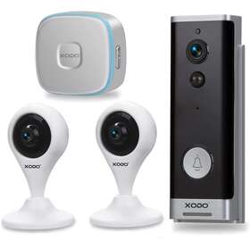 Contixo 731642718519 Xodo Pk2 Smart Home Kit Video Doorbell 1080p Hd Wifi White 1lb