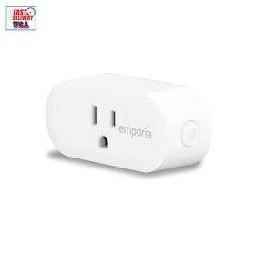 Emso1-1 Corp. Smart Plug With Energy Monitoring 15a Max / 10a Continuous Wifi Outlet