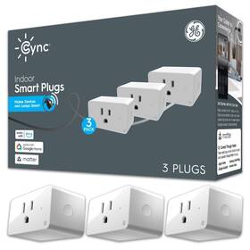 93131371 Cync Ge Indoor Smart Plug Matter Compatible Bluetooth And Wi-fi Outlet Socket