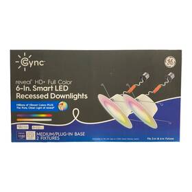 Cfixrscr6crvd-st2 Cync Missing Flip Clips Full Color Smart Recessed Can Retrofit 2 Pack