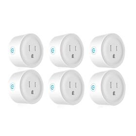 Fbae2dg2pcsp100w Deco Gear 6 Pack Wifi Smart Plug Compatible With Amazon Alexa And Google Home