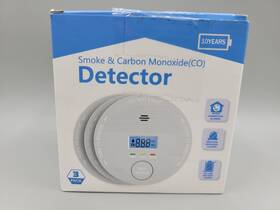 Dfgjlvf Sc-9111r Interconnected Smoke And Carbon Monoxide Detector 10-year Lithium 3 Pack Wireless