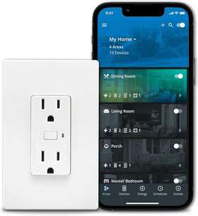 Ewftrcr15-sg-bx-l Eaton Wi-fi Smart Receptacle Works With Hey Google And Alexa