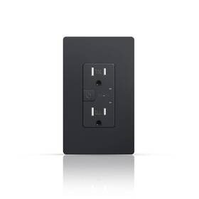 Electric Inc 445022387334 Black Smart Electrical Outlet Wi-fi With Individually Controlled
