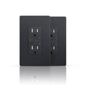 Ysw102 Electric Inc 2pack Smart Power Wall Outlet 15 Amp Wifi Socket Divided Control Remote Contro