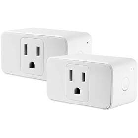 Pl220d Ematic Smart Plug No Hub Required Wi-fi Enabled Energy Saving White