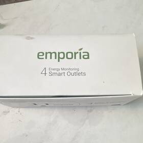 Emporia B08cvs5wvp Energy Monitoring Smart Plug 4 Outlets 15a Us White