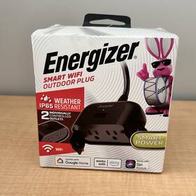 Eox3-1002-me1 Energizer 805106872106 Smart Wifi Outdoor Plug Ip65 Water Resistant Outlets