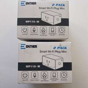 Wp110-w Enther Smart Plug Mini 15a Home Wi-fi Outlet 4-pack New