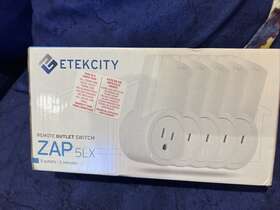 104484174 Etekcity Brand New Zap 5lx Remote Outlet Switch 5 Outlets And 2 Remotes