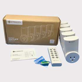 Zap5lx-s Etekcity New Zap Remote Outlet Switch 5lx-s - Set Of 5