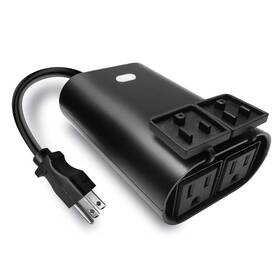 Zw96 Eva Logik Z-wave Dual Smart Outlet Outdoor Zwave Plug Waterproof On/off So