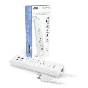 Feit Electric 017801722291 Smart Power Strip Plugs Work With Alexa And Google Home