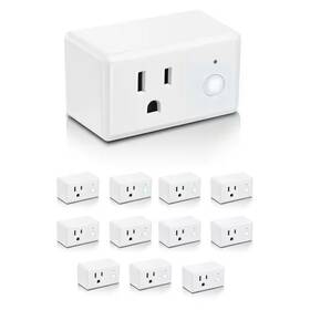 Feit Electric 445013387336 15-amp Indoor Alexa / Google Assistant Compatible Wi-fi Smart Home Plug With Nig