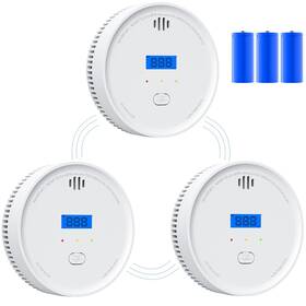 P-pg-sc01rt-001 Feodsew Interlinked Smoke Detector And Carbon Monoxide Combo With Led Indica