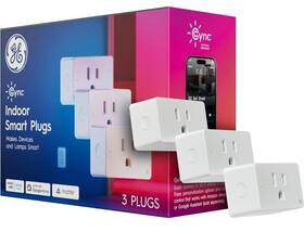 Ge 043168566384 Convenient Smart Plug With Voice Control 3 Pack - Energy-efficient Home Upgrade