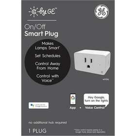 Ge Household Lighting 043168503662 C By On / Off Smart Plug With Wi-fi Works Google Assistant