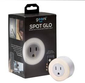 Gn-ww108-199 Geeni Spot Glo 2-in-1 Wi-fi Smart Plug With Night Light - No Hub Required