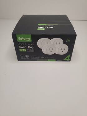 Ghome 652401562993 Smart Voice Control Plug Wp3 White 4 Pack